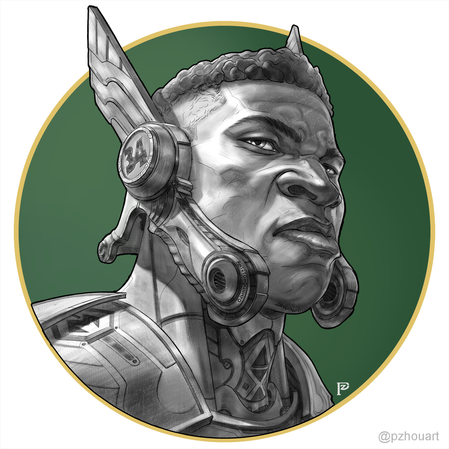 Peng Zhou Sci Fi Nba Giannis