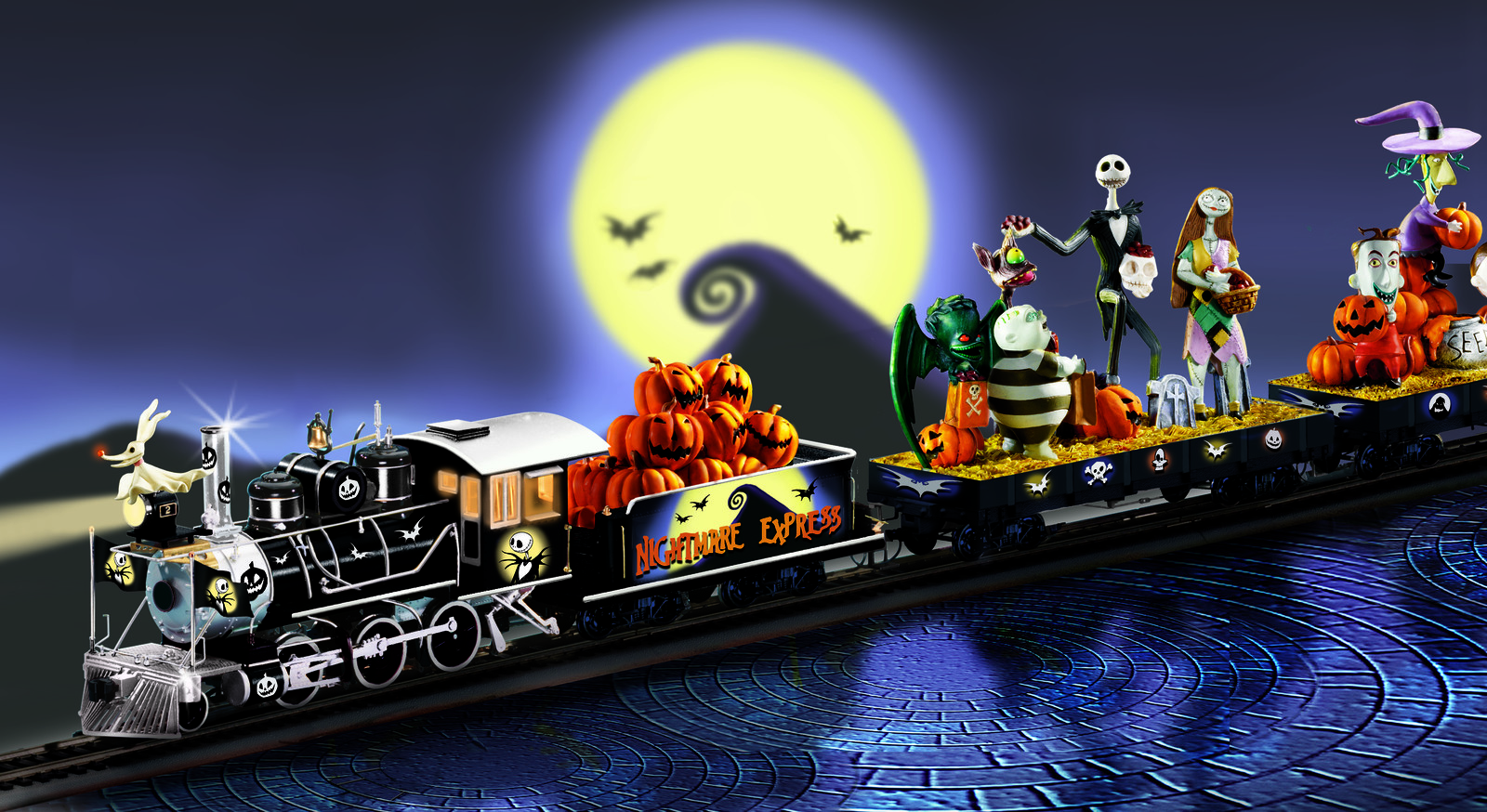 Joe Viego Nightmare Before Christmas Electric Train