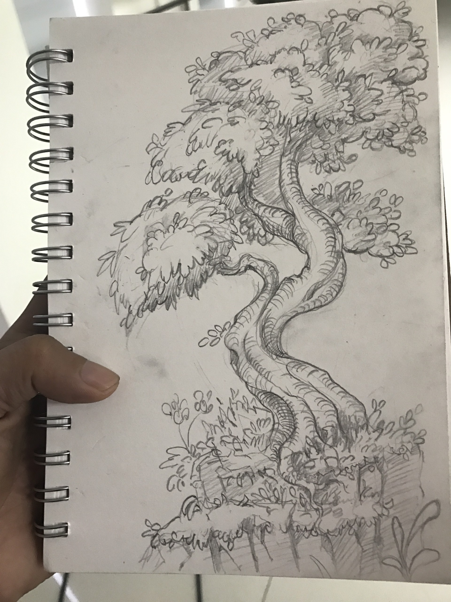 ArtStation Tree Drawing  CGSHARE Book