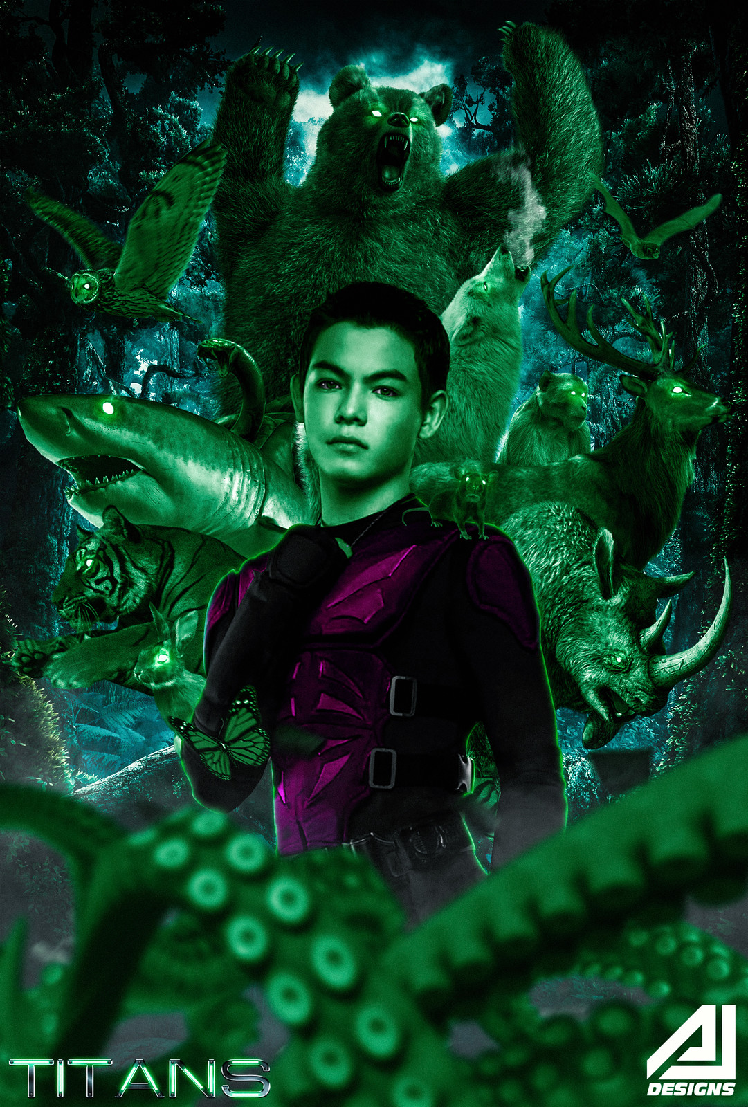 Artstation Beast Boy Aj Designs