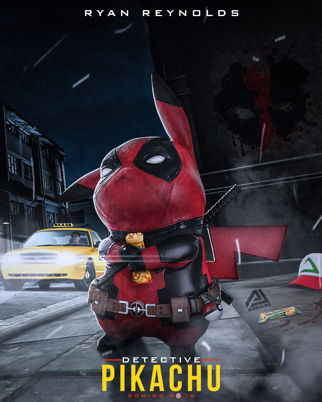 Artstation Detective Pikachu Aj Designs