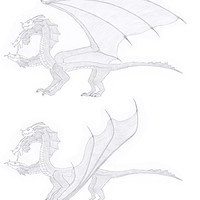 Artstation Mixed Eurasian Dragon Pencil Drawing Fantasy Scene Tobias Kilian