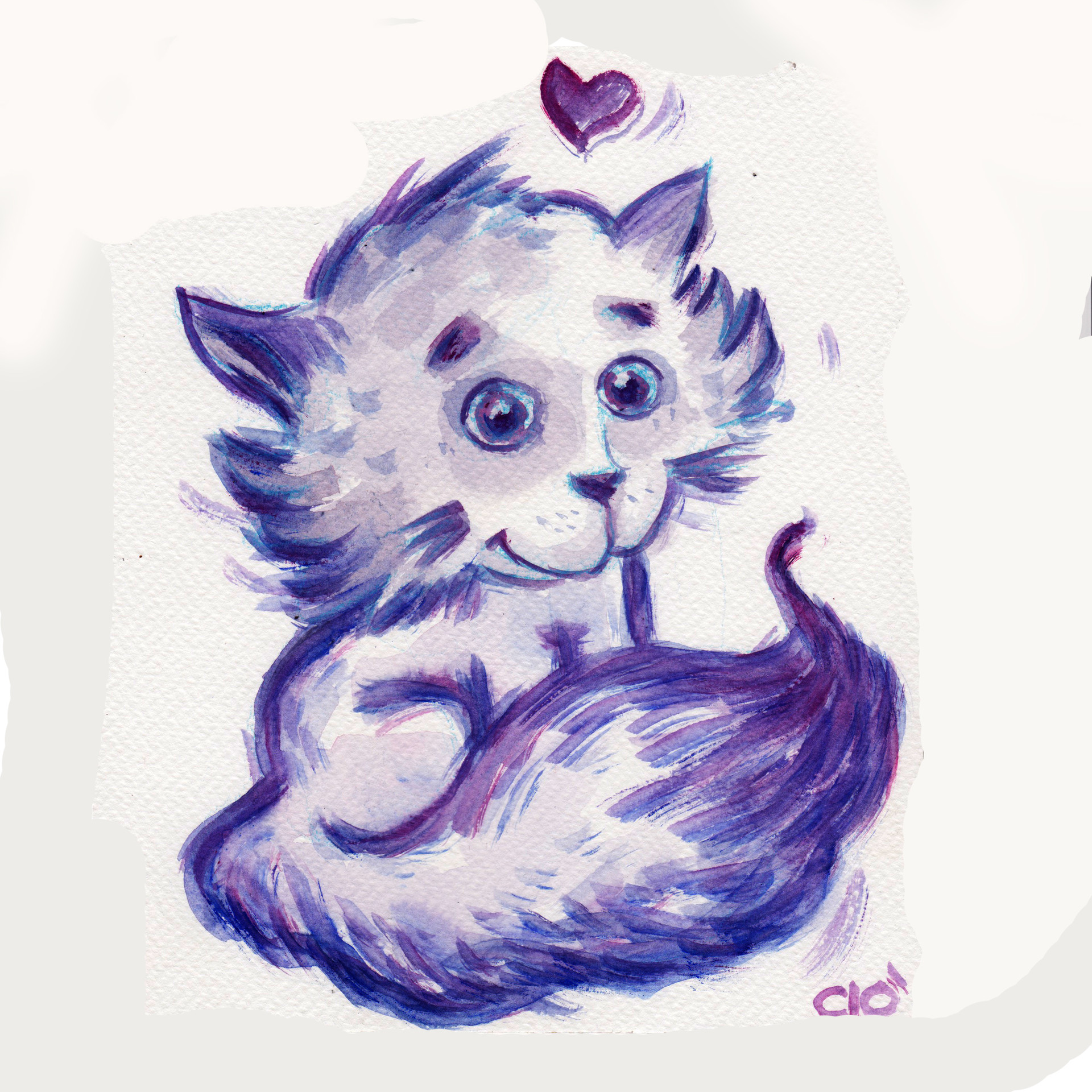 ArtStation - Purple Cat