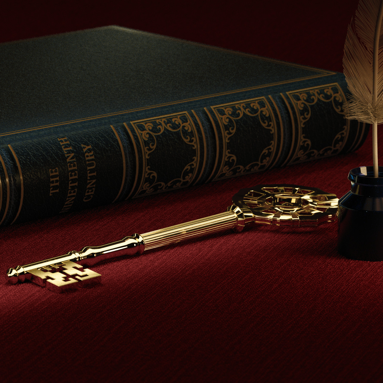 ArtStation A Golden Key Can Open Any Book