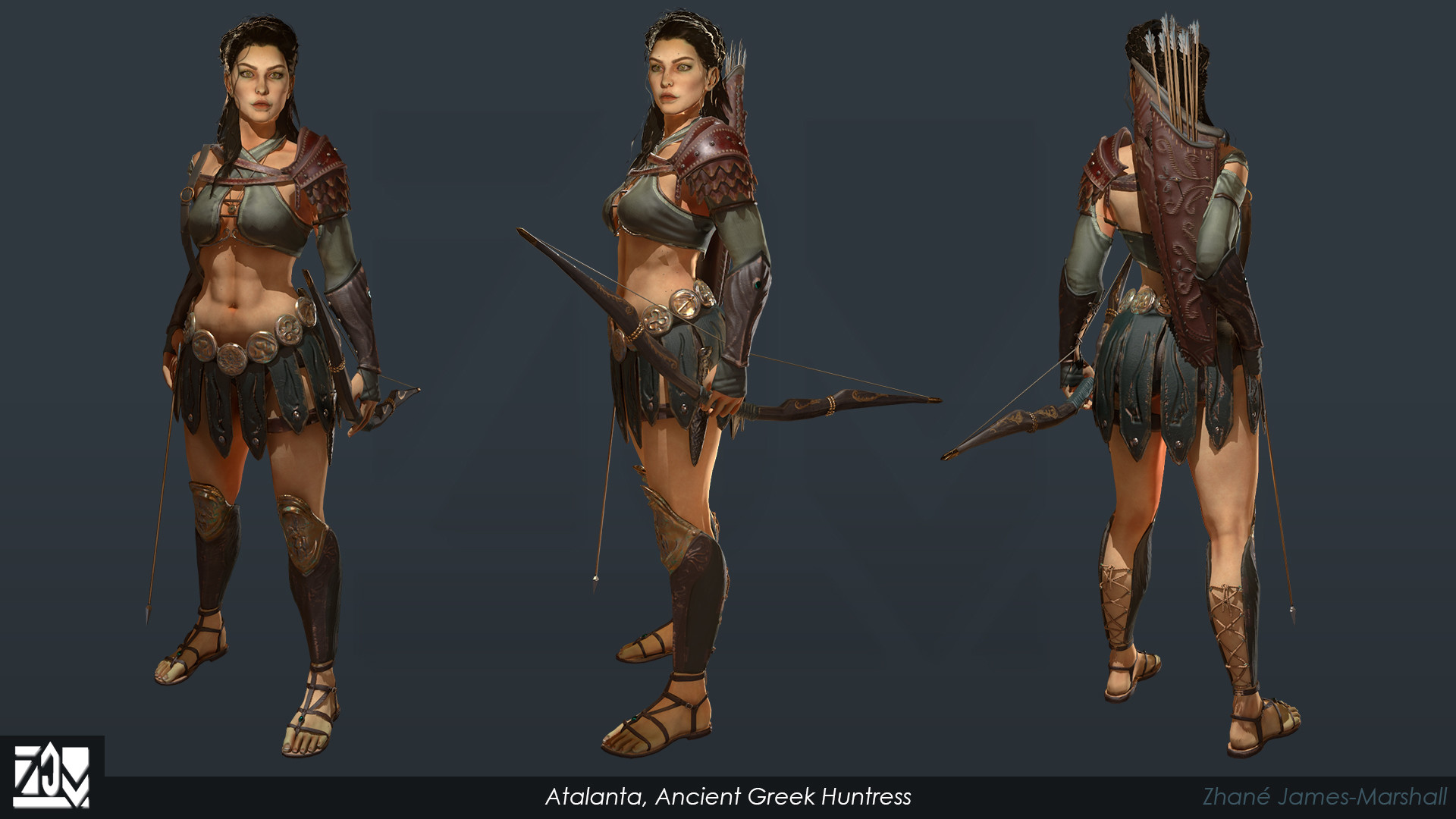 Zhané James-Marshall - Atalanta, Ancient Greek Huntress