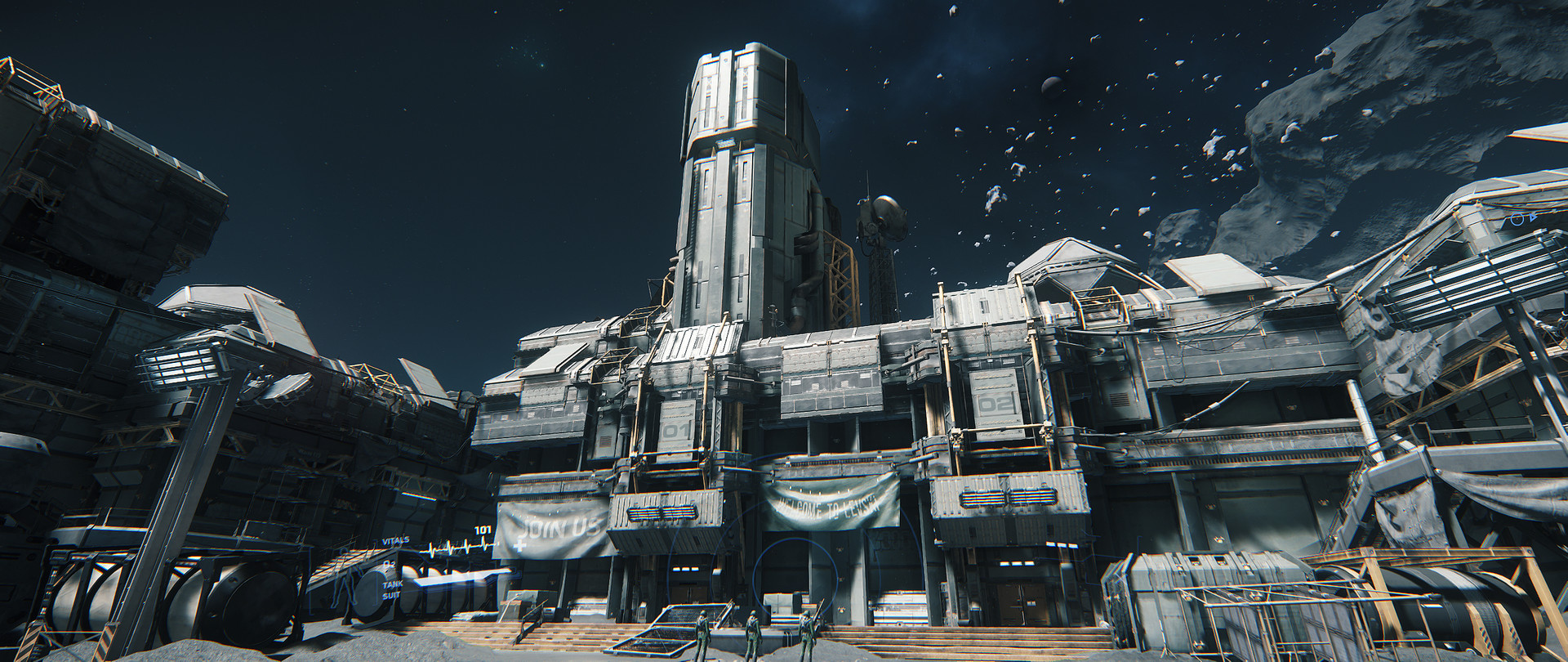Artstation Star Citizen Landing Pad Control Tower Kit
