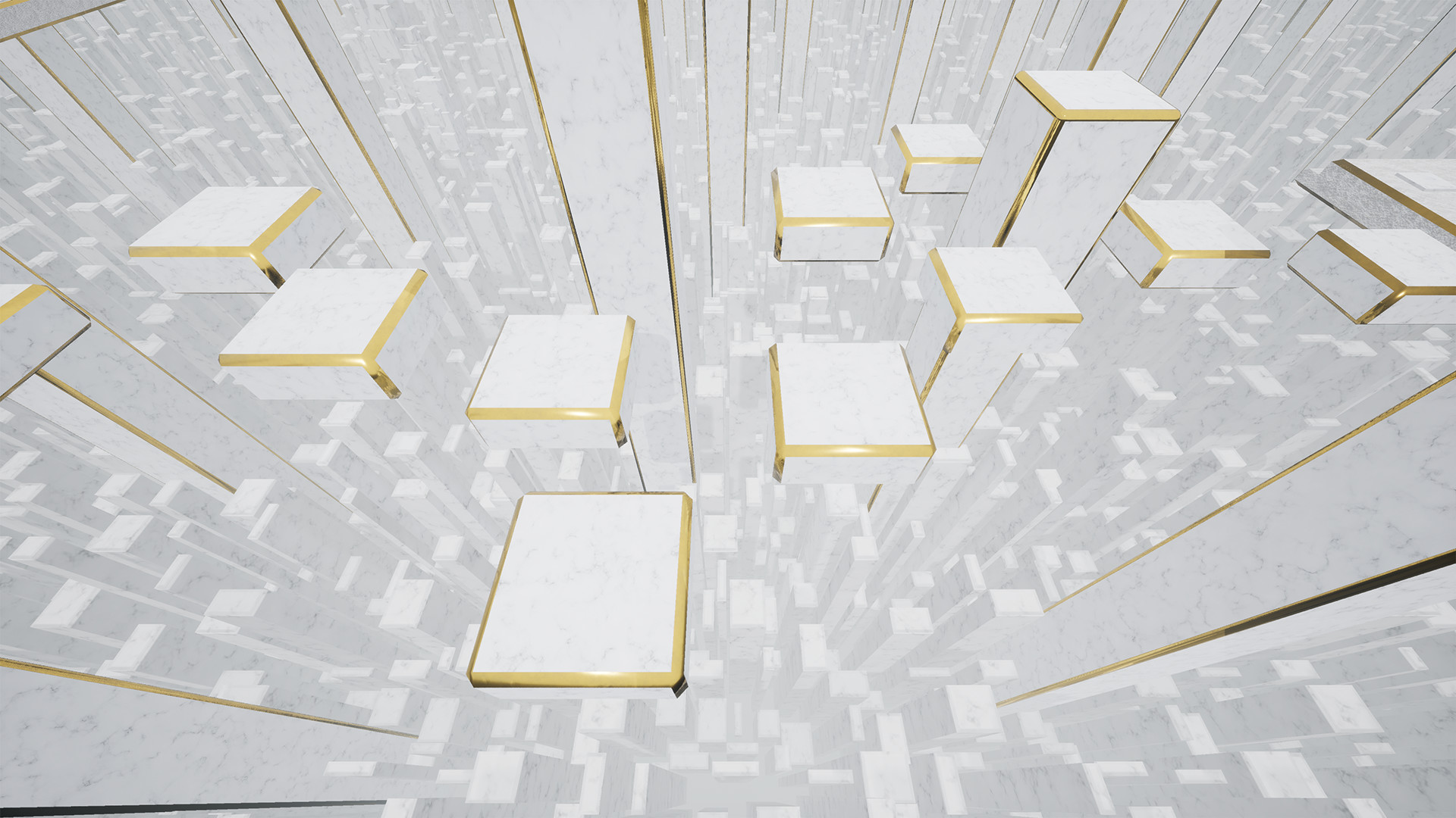 Fabrizio Bergamo - Marble Skyline - Mobile Game Environment