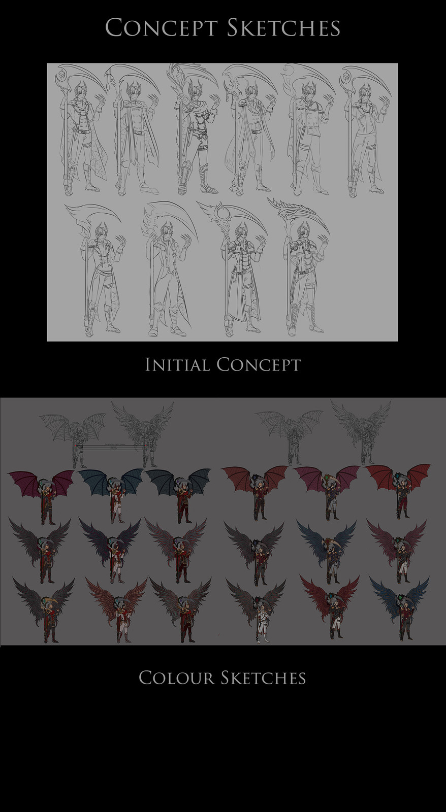 Wing Variation Sketches