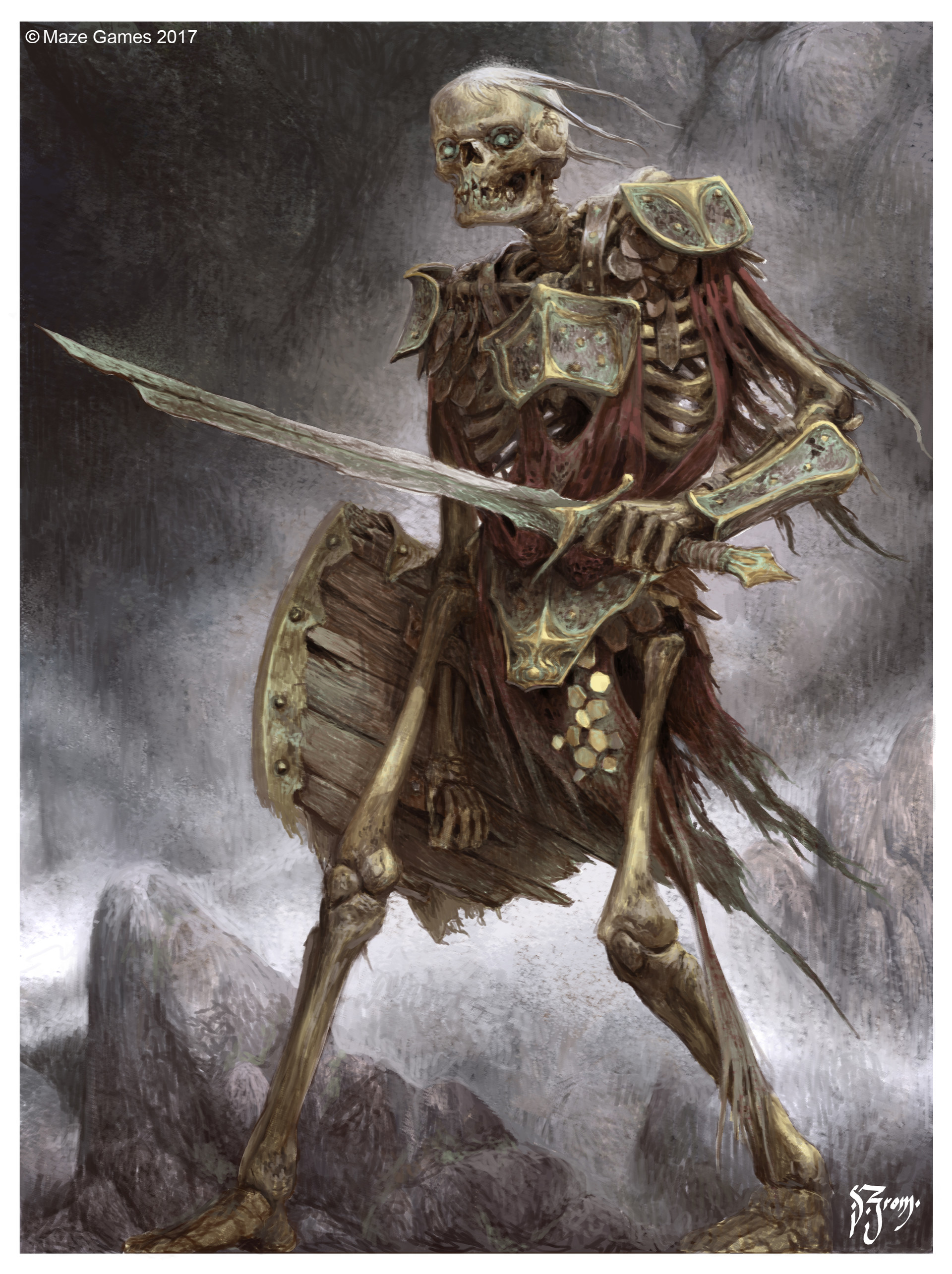 Artstation Undead Warriors Daniel Zrom