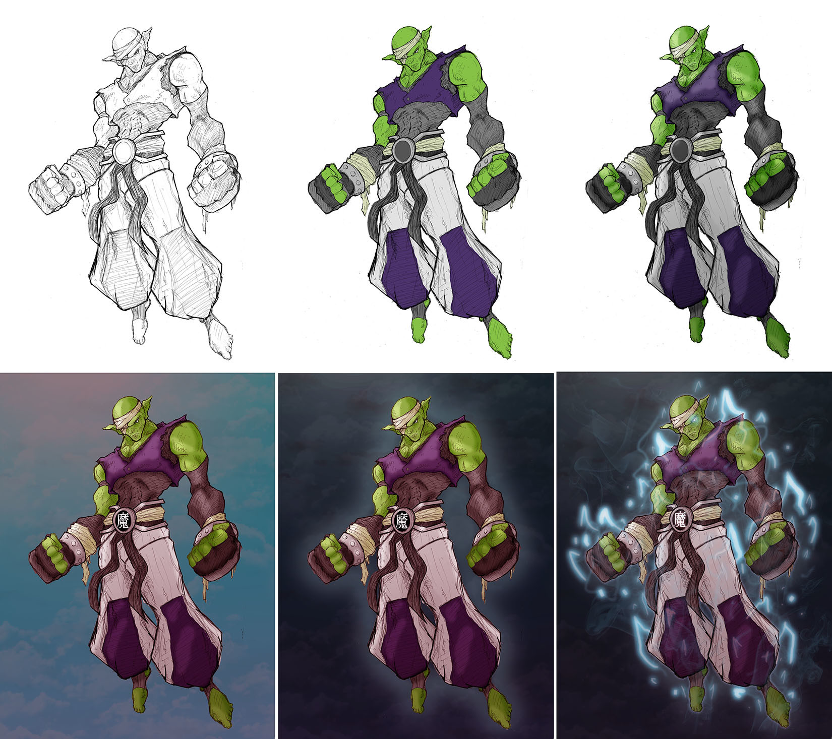 Artstation Piccolo Dbz Art Challenge Willie Jimenez Concept art student at brainstorm and cgma. piccolo dbz art challenge willie jimenez