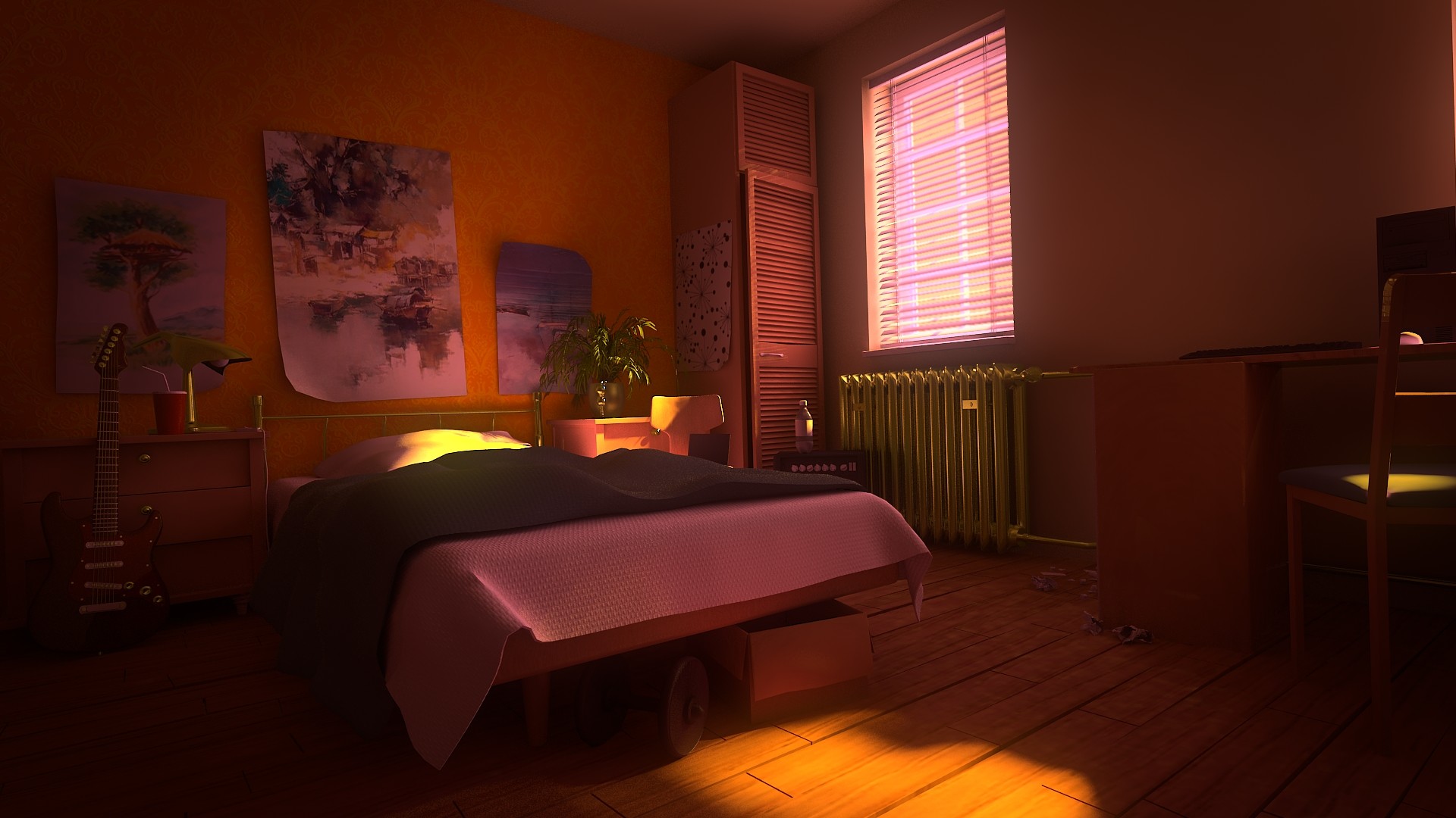 ArtStation - Bed room