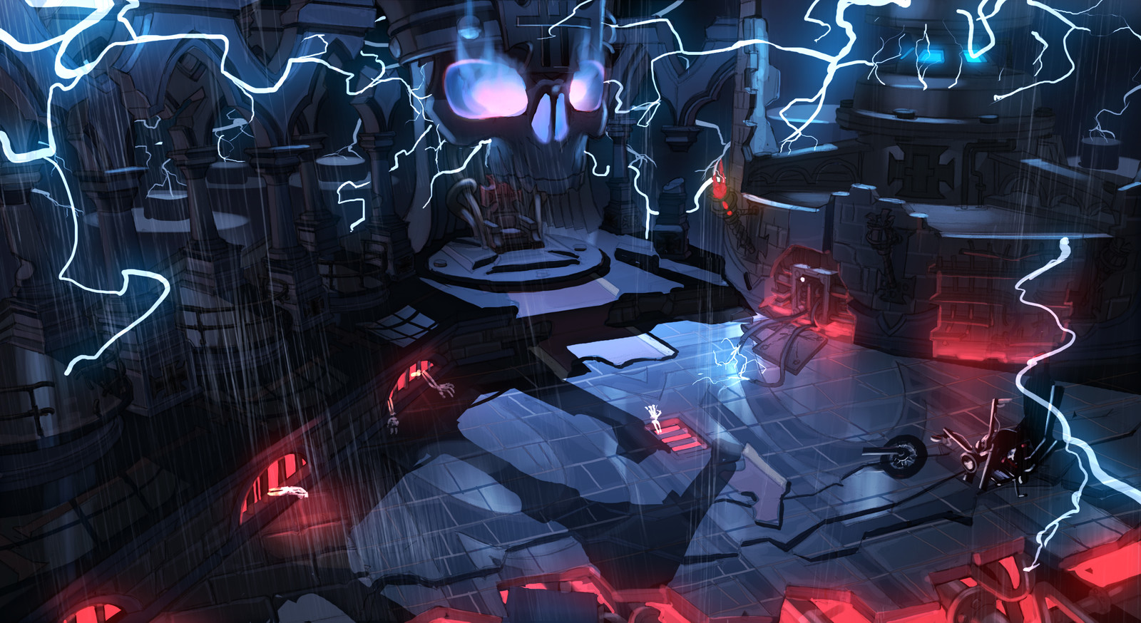 A paintover of an enviro artists 3D assets