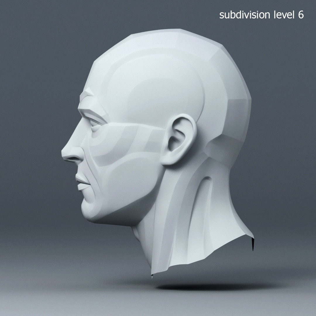 Artstation Study Head Planes Iordan Bliznakov