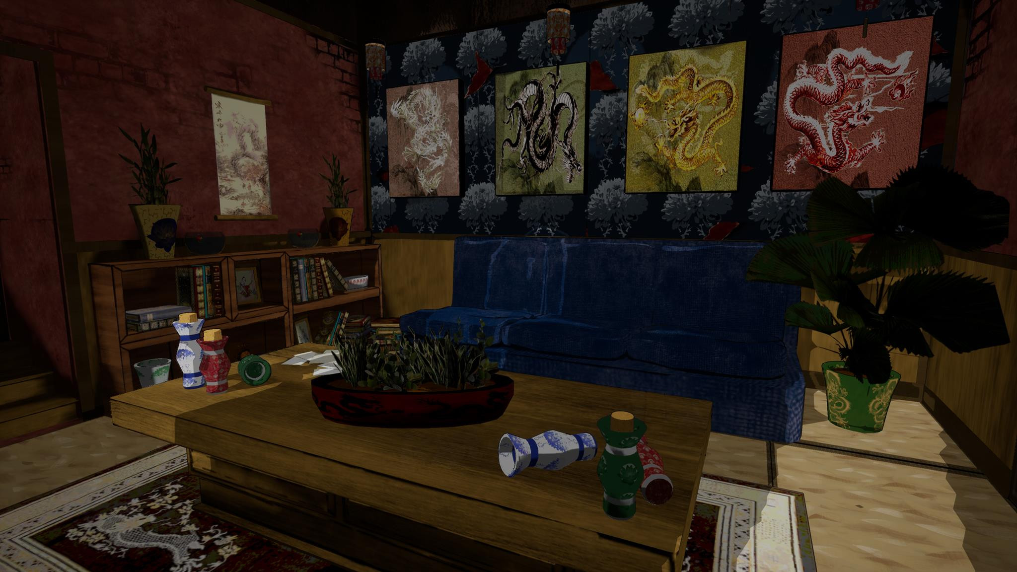 Artstation The Four Dragons Room Set The Wolf Among Us Themed Alia Morgan