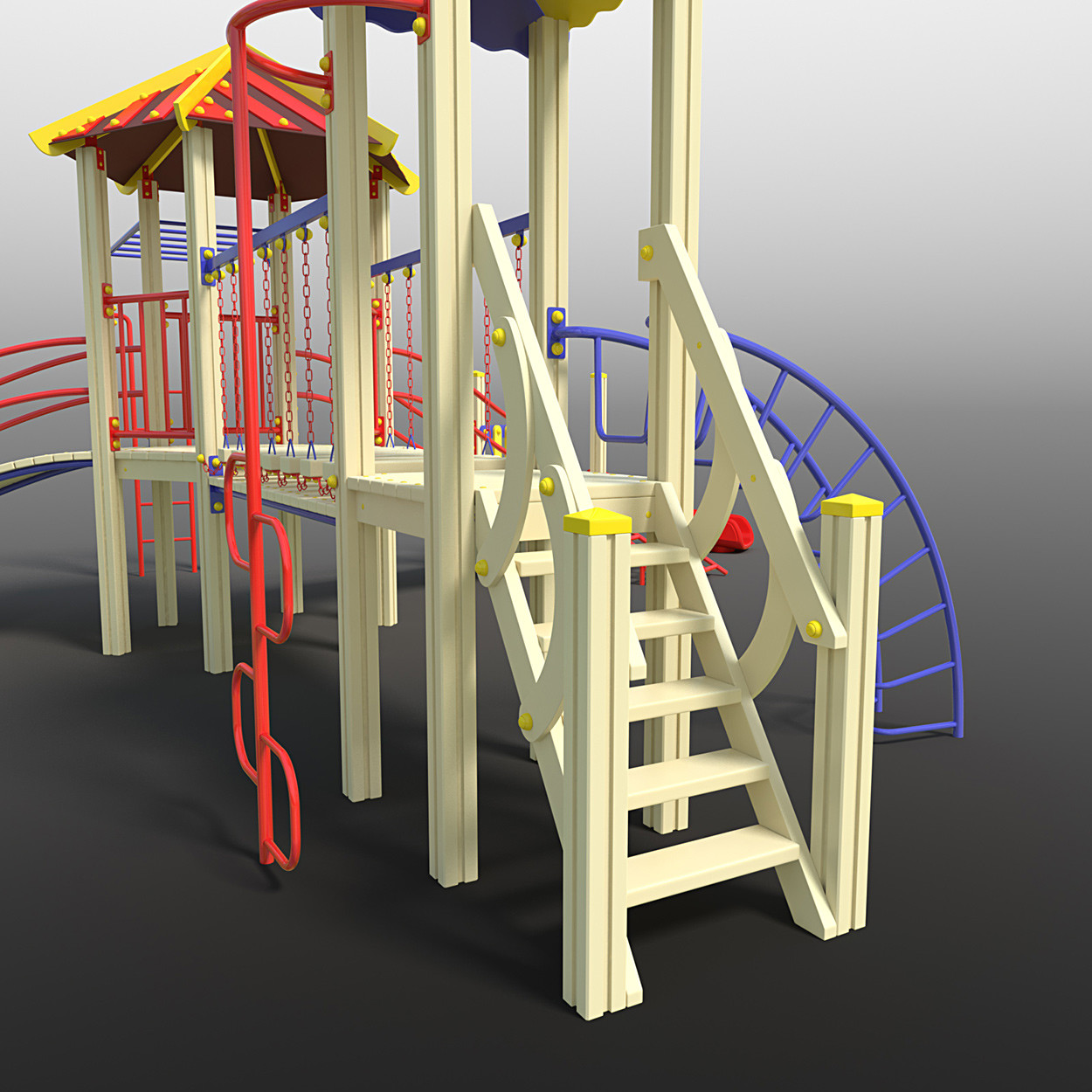 Детская площадка Spacenet 3 модель