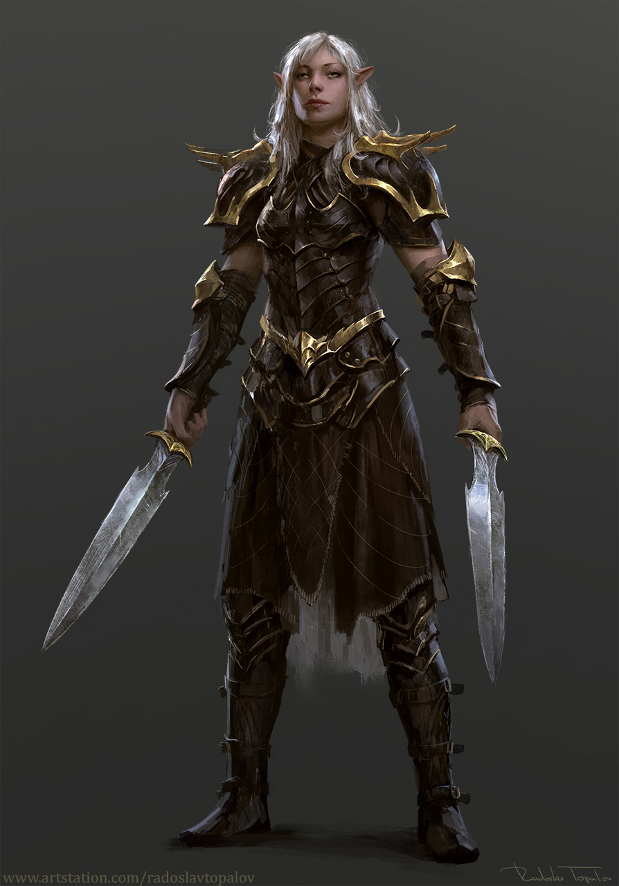 wallpapers Fighter Man Dnd artstation dnd half elf fighter