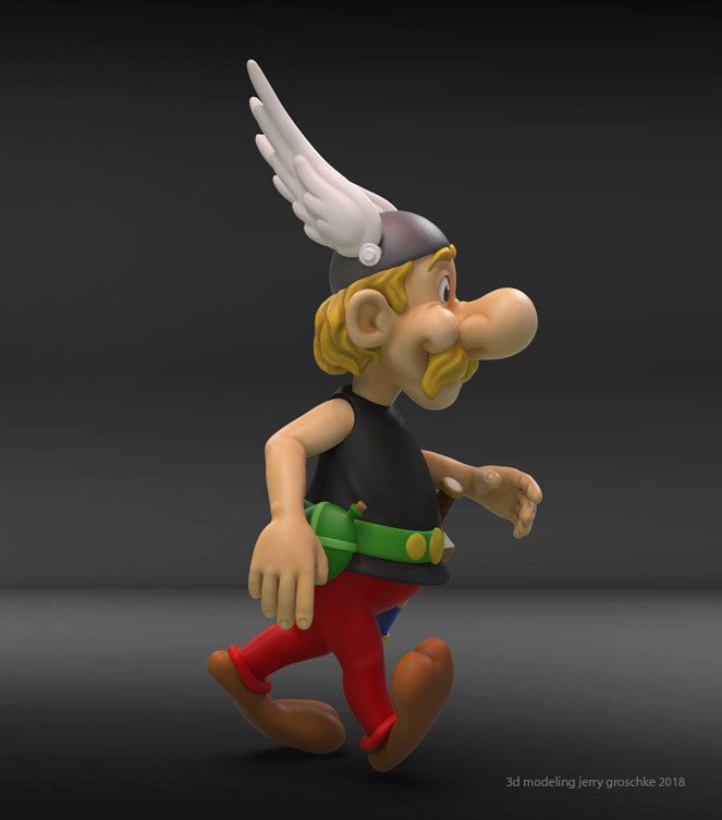 Artstation Asterix Obelix Jerry Groschke