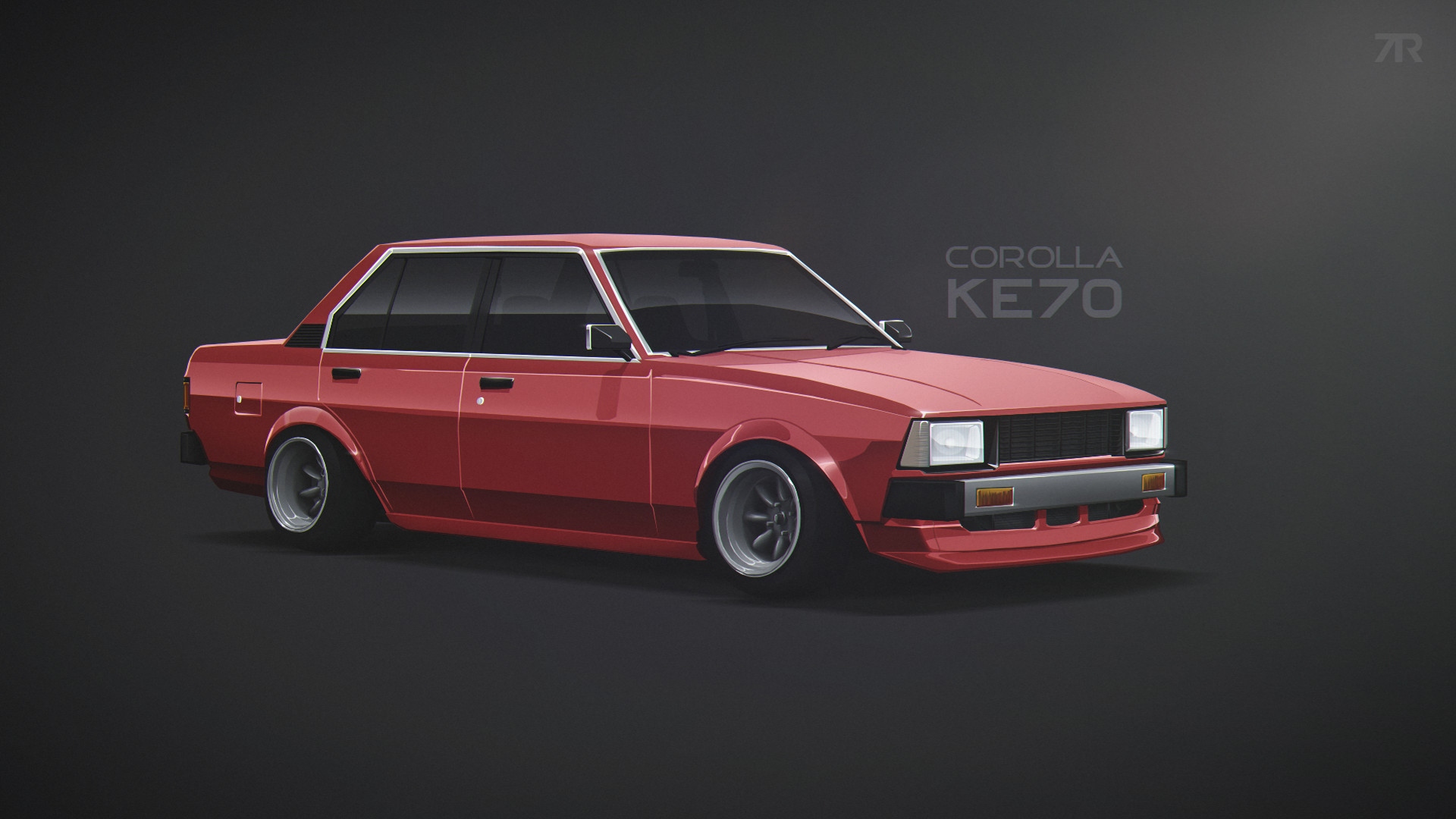 Artstation Toyota Corolla Ke70 Art