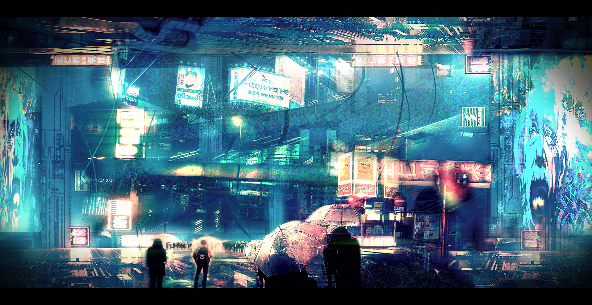 Flake Snow 踏切 Crossing