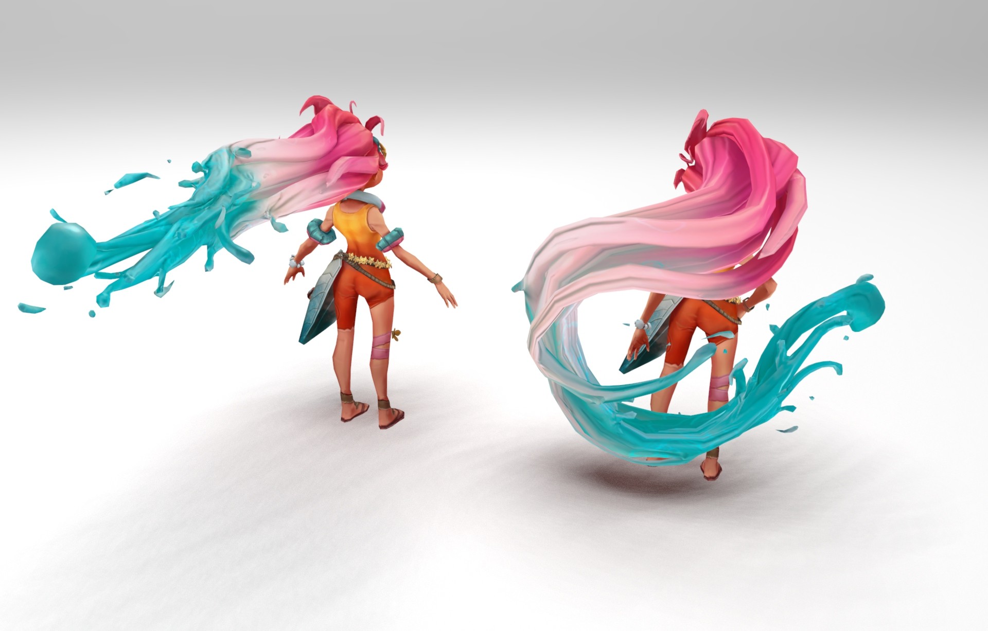 Artstation Riot Creative Contest 2017 Pool Party Zoe With