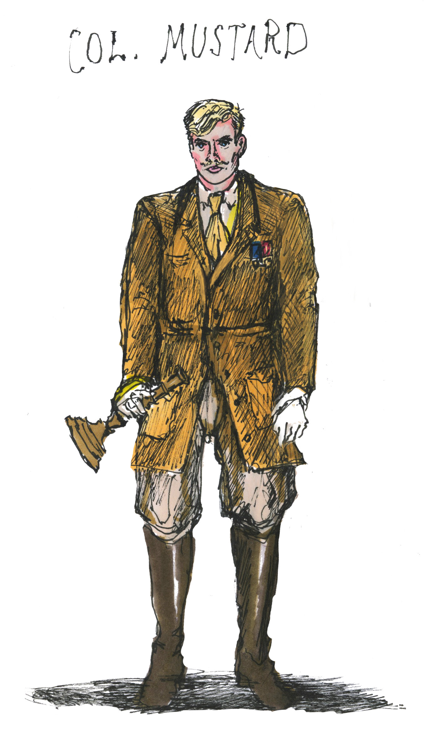 Matt Chapman Cluedo characters