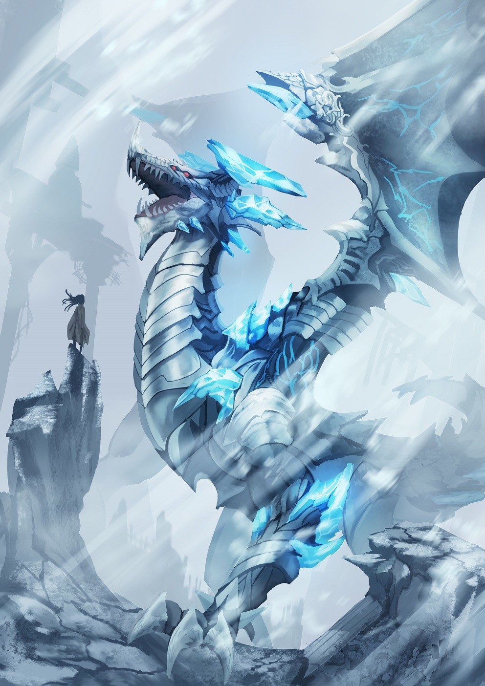 artstation ice armor dragon jr 73