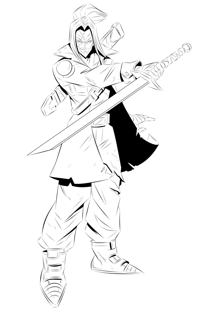 Gael Roulin Character Design Challenge Dragon Ball Z