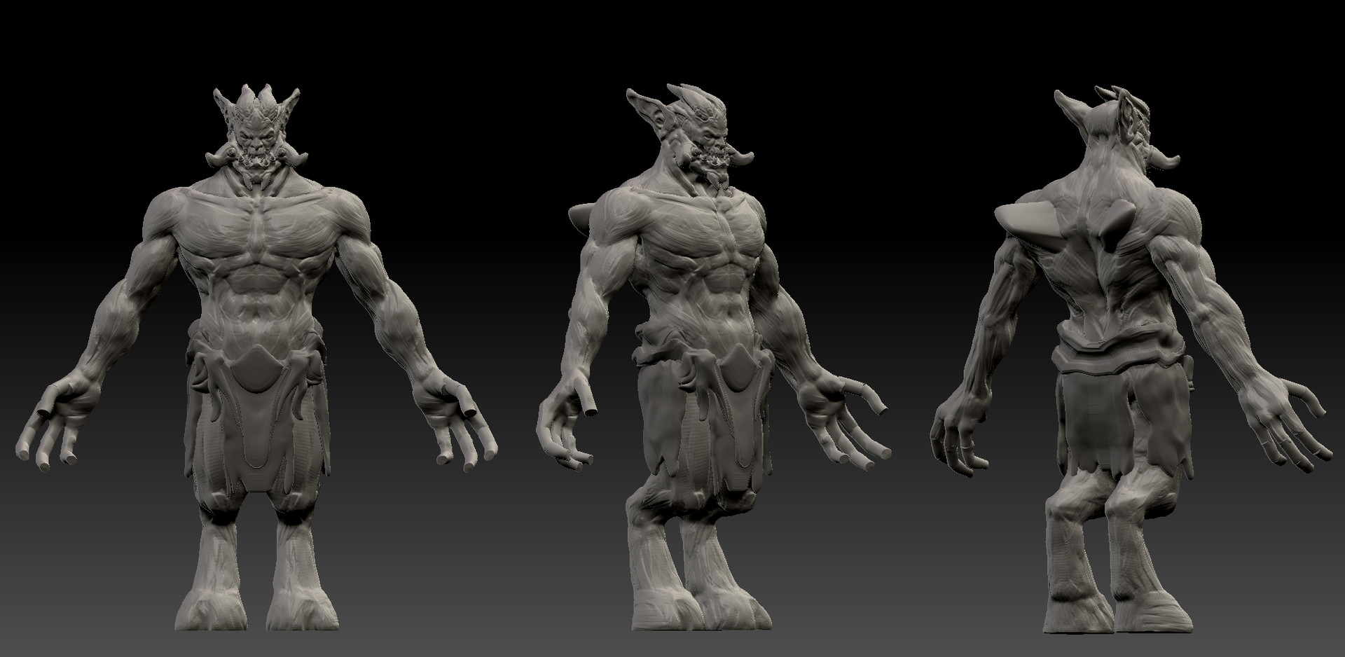 ArtStation - satyr anatomy