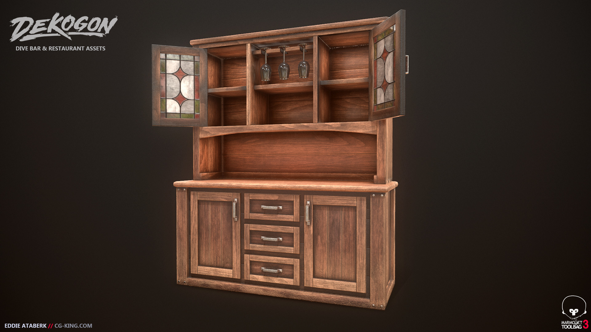 Eddie Ataberk Liquor Cabinet