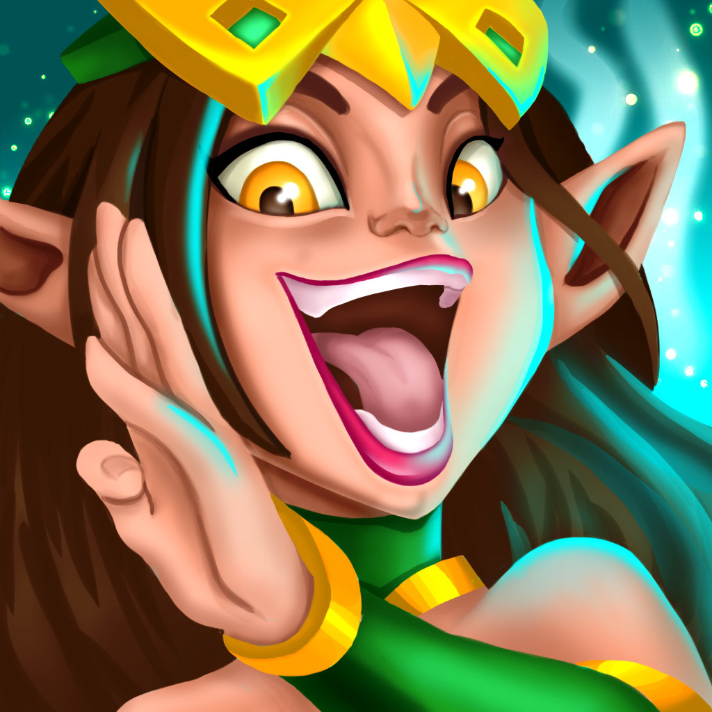 Artstation Mobile Game Icon Digital Painting Miok Park