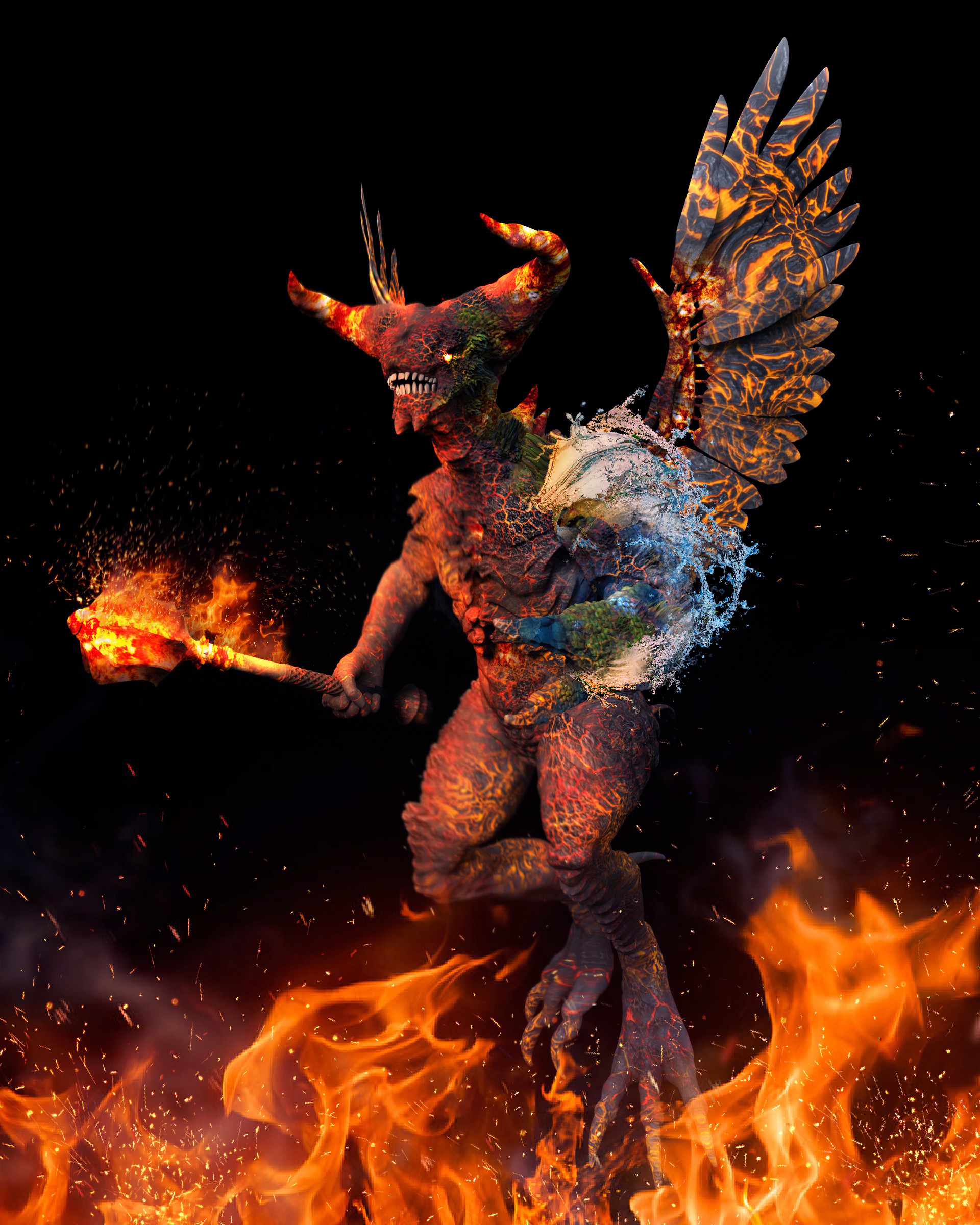 ArtStation - Sea devil