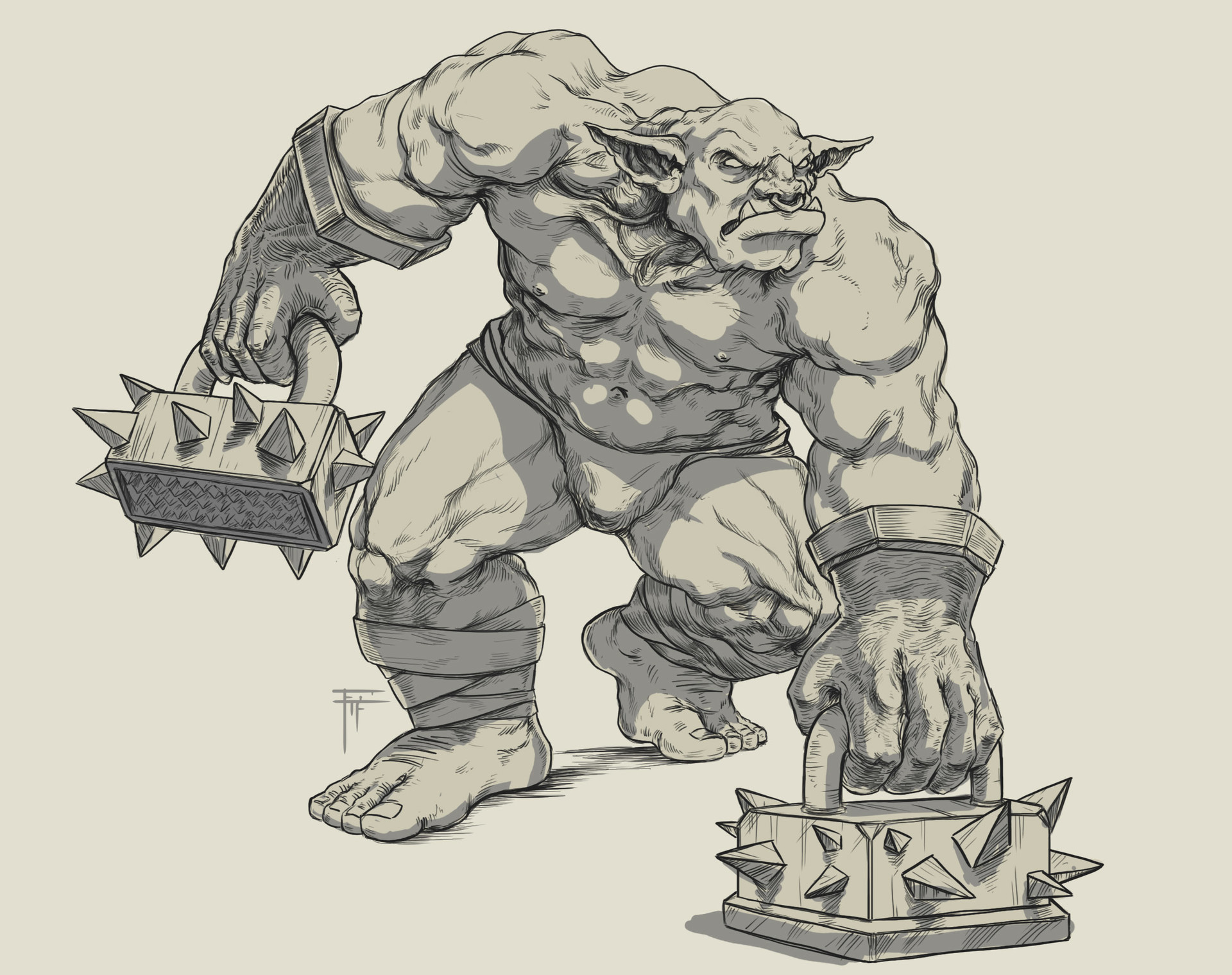 ArtStation - Goblin Line Big Guy