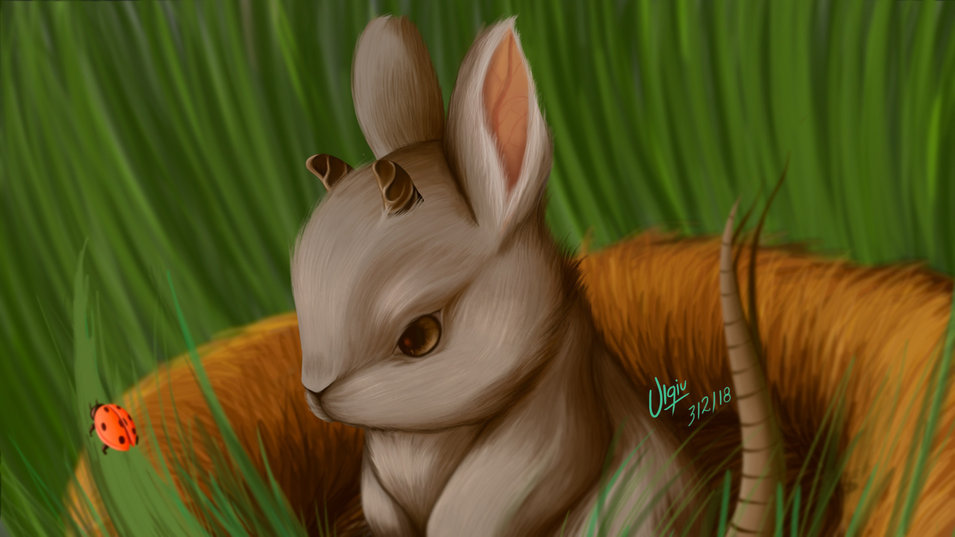 Artstation Baby Jackalope Concept Italo Martinez