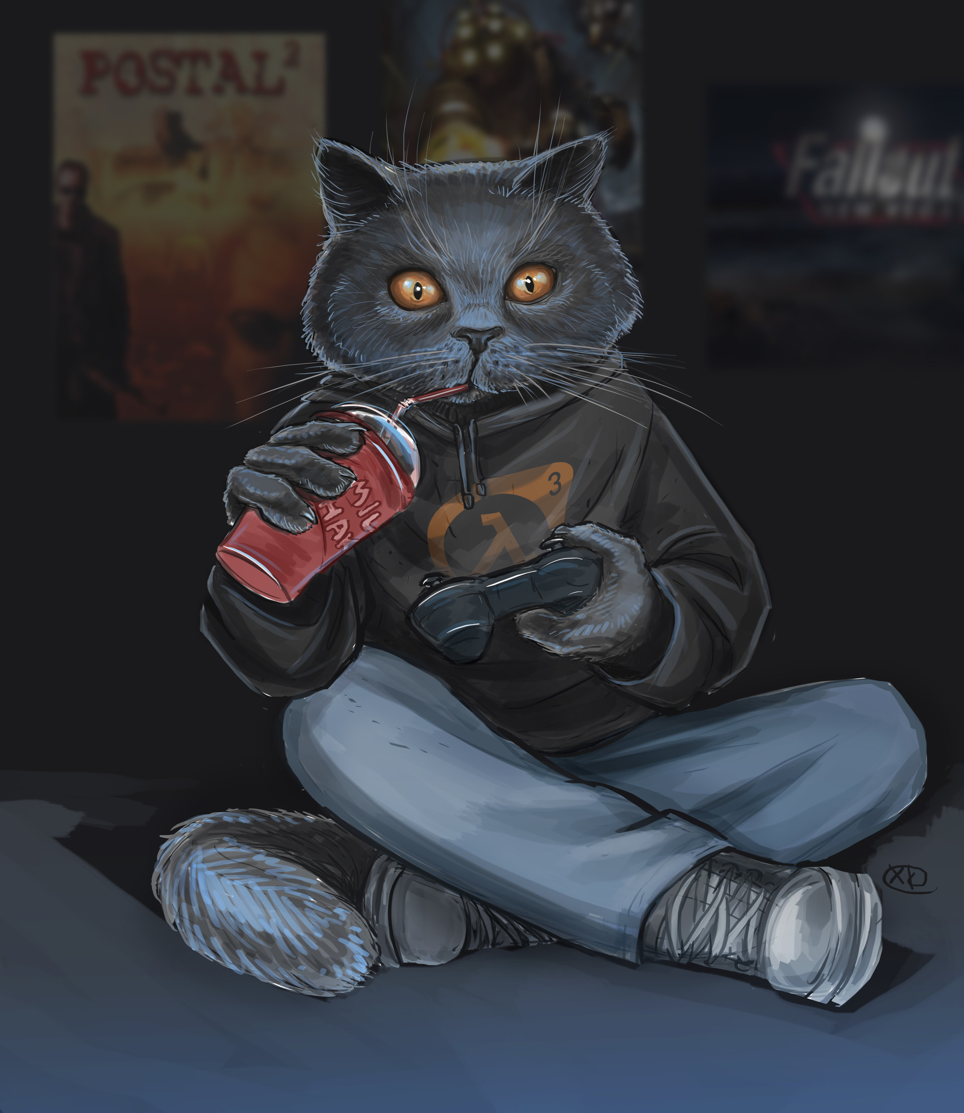 Рисунки котов крутые