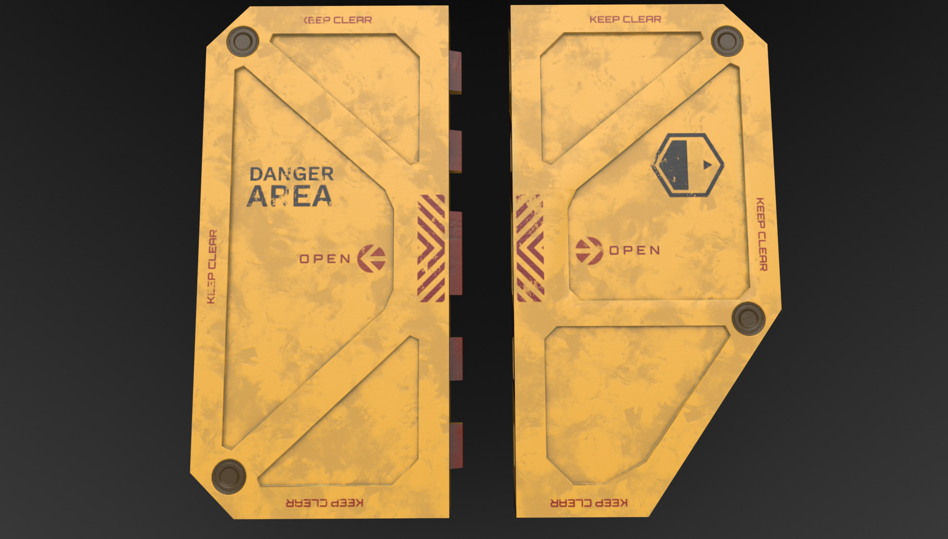 David Pistelak Sci Fi Door Vertical Airlock Second, for an execution, there are two ways it could be done. sci fi door vertical airlock
