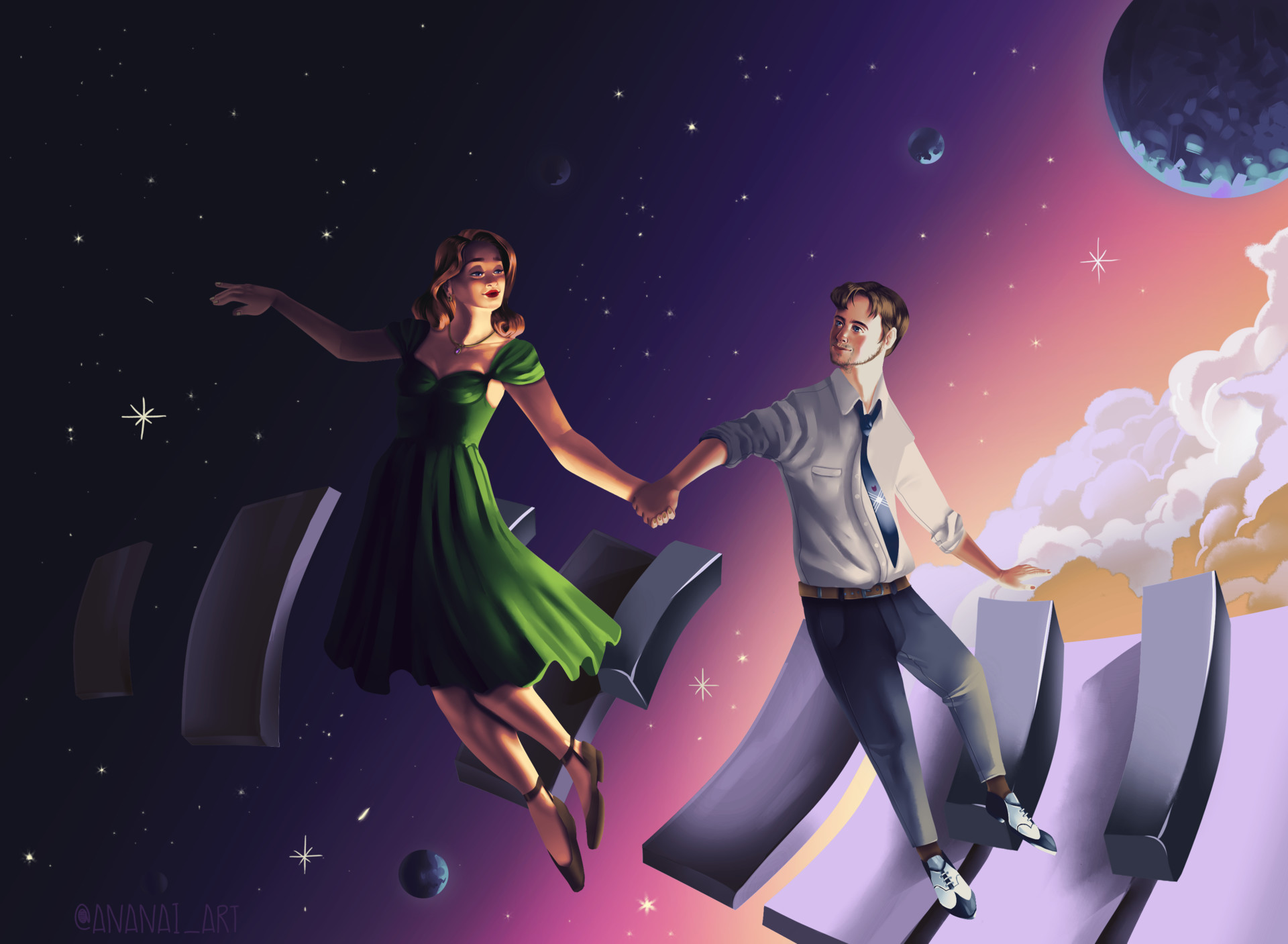Artstation La La Land Ana Nai