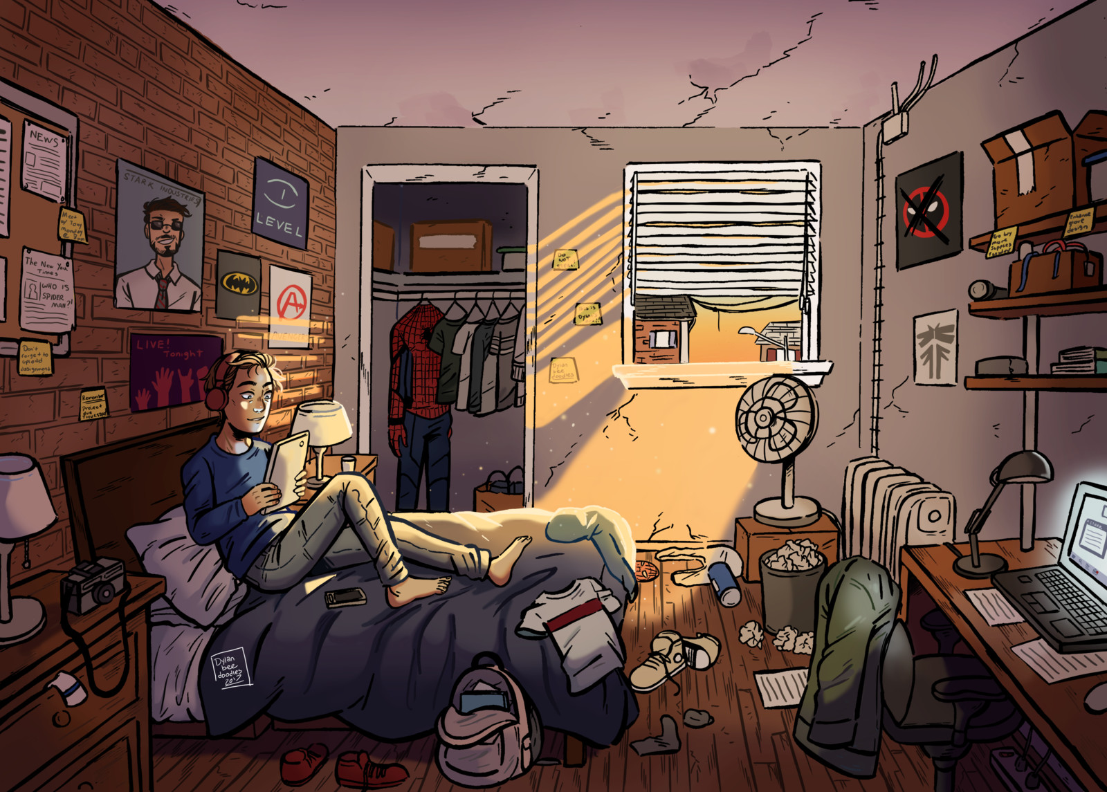 Dylan B. Caleho - Peter Parker's Room