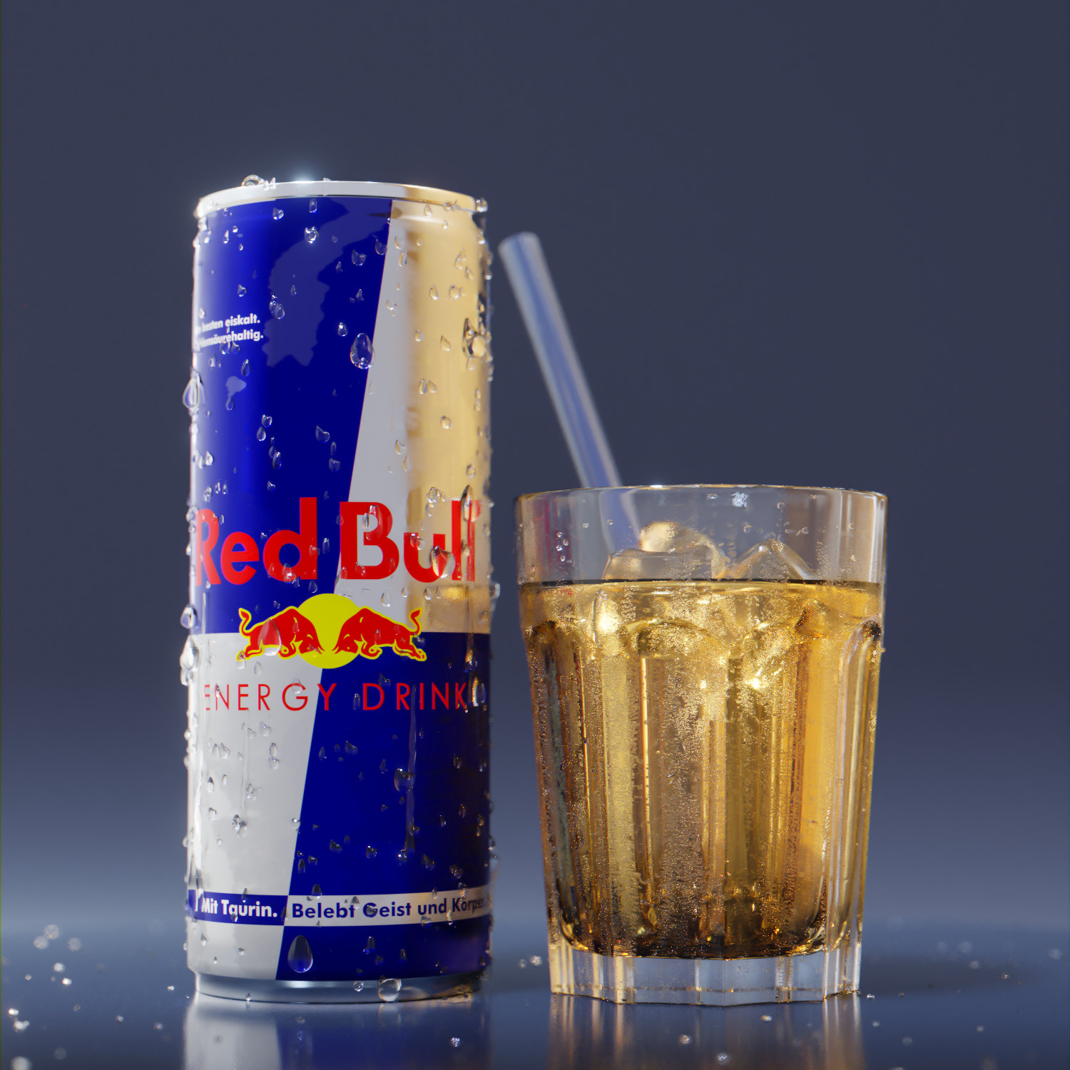 ibo tpl Redbull Can with Glass CGI