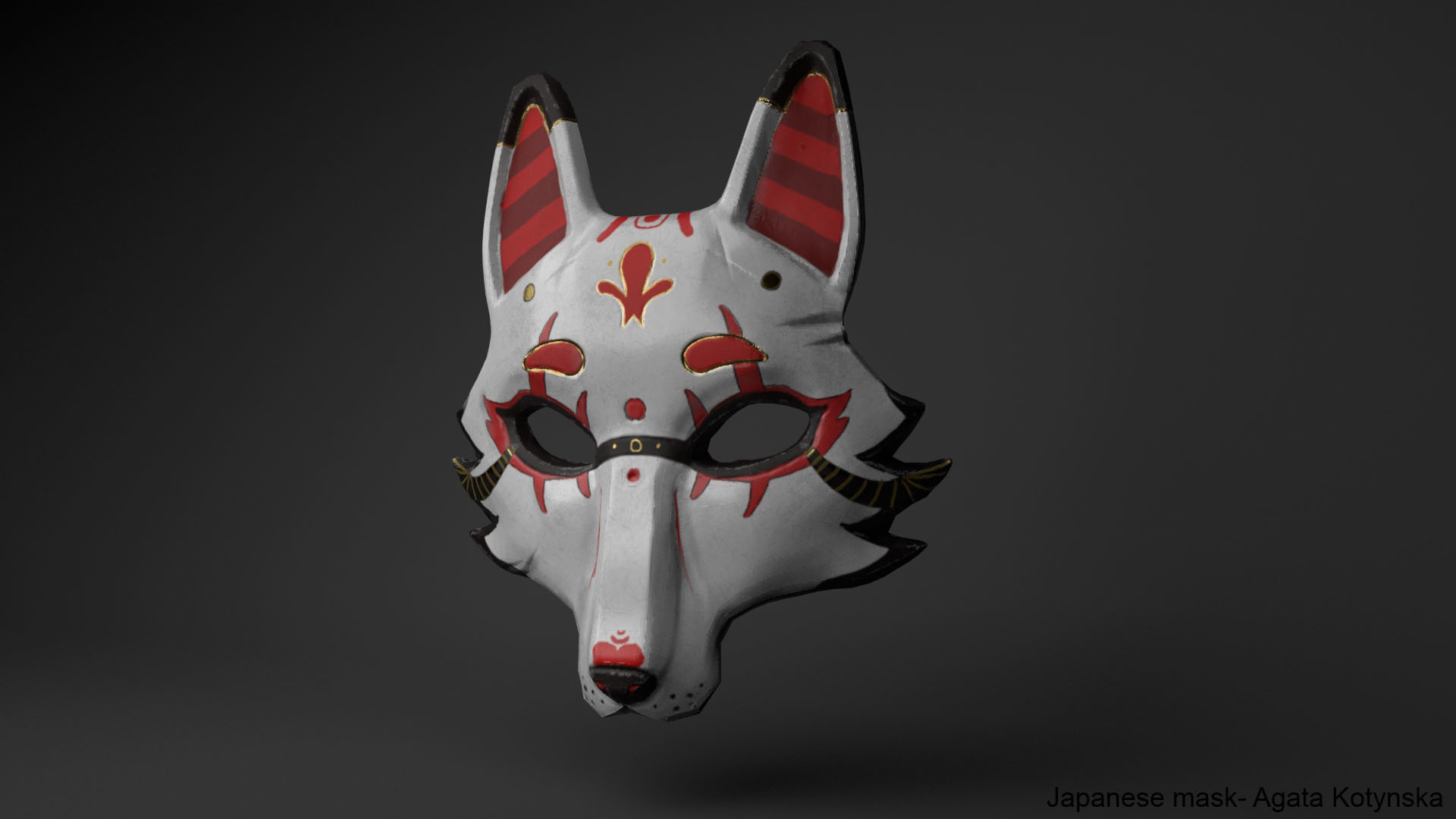 ArtStation - Fox mask , Agata Kotynska