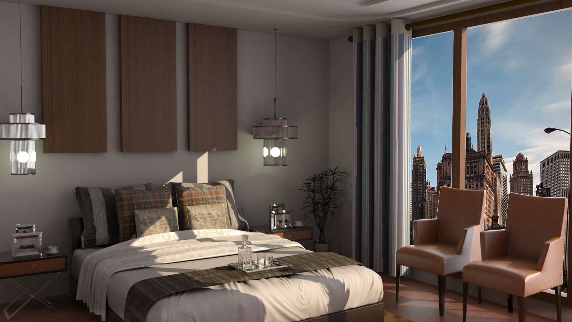 Sharafat Farooqui 3d Bedroom Lighting Modeling Texturing V Ray