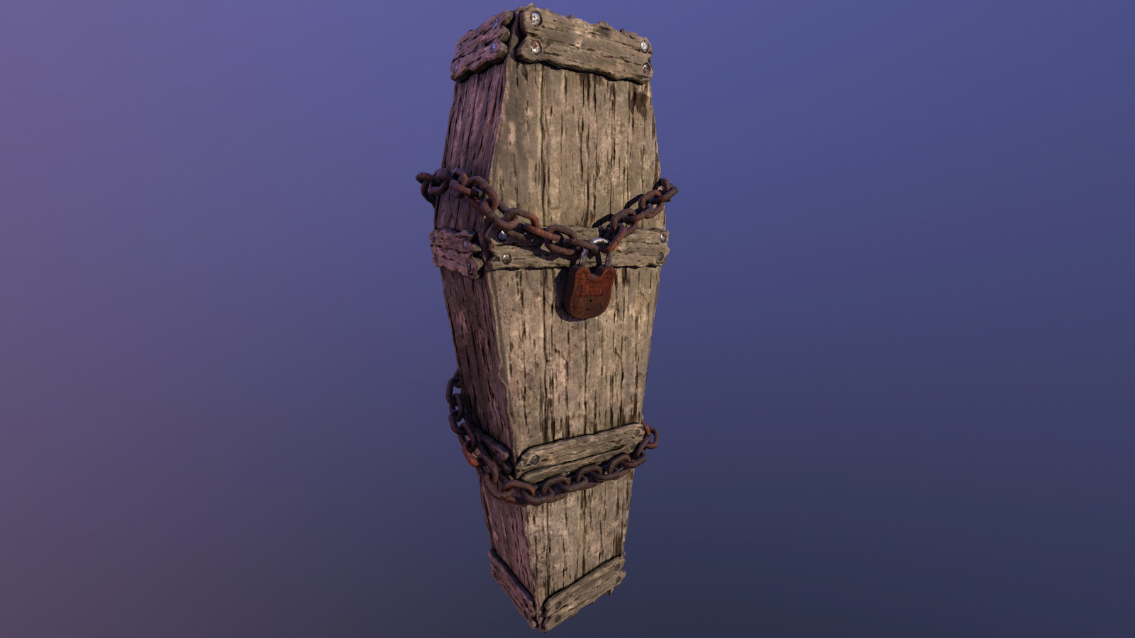Old Chained Coffin
