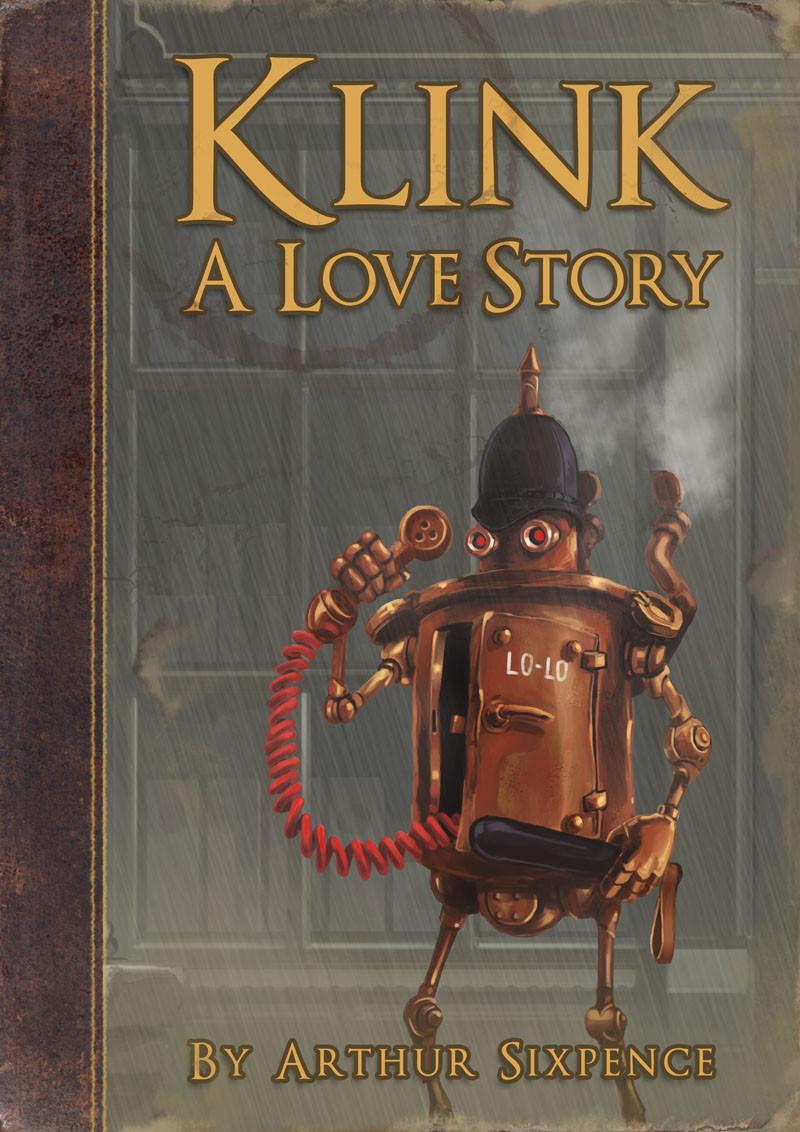 Klink- A Love Story. Mock book cover. 