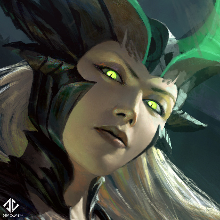 100% pixels to see brush strokes