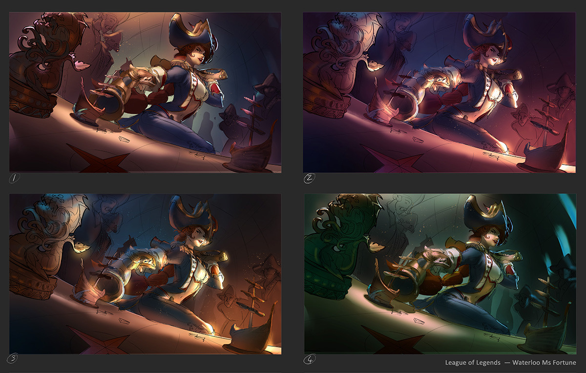 Artstation Waterloo Miss Fortune League Of Legends Jennifer