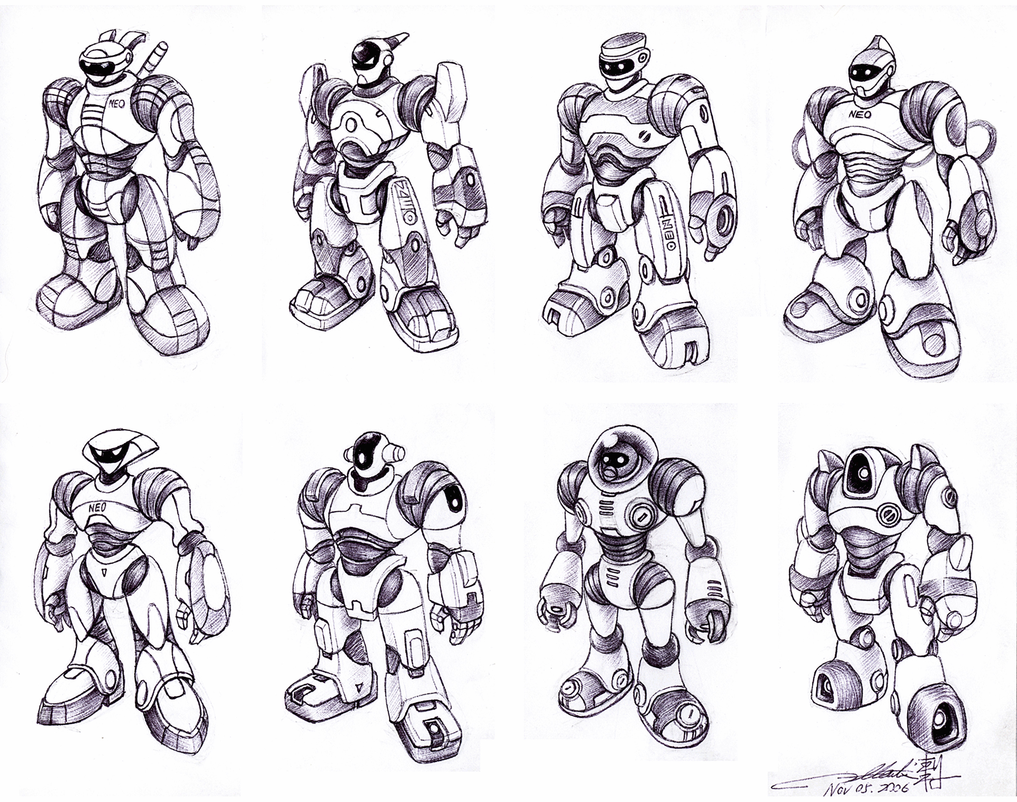 Humanoid Robotic Toy Concept II