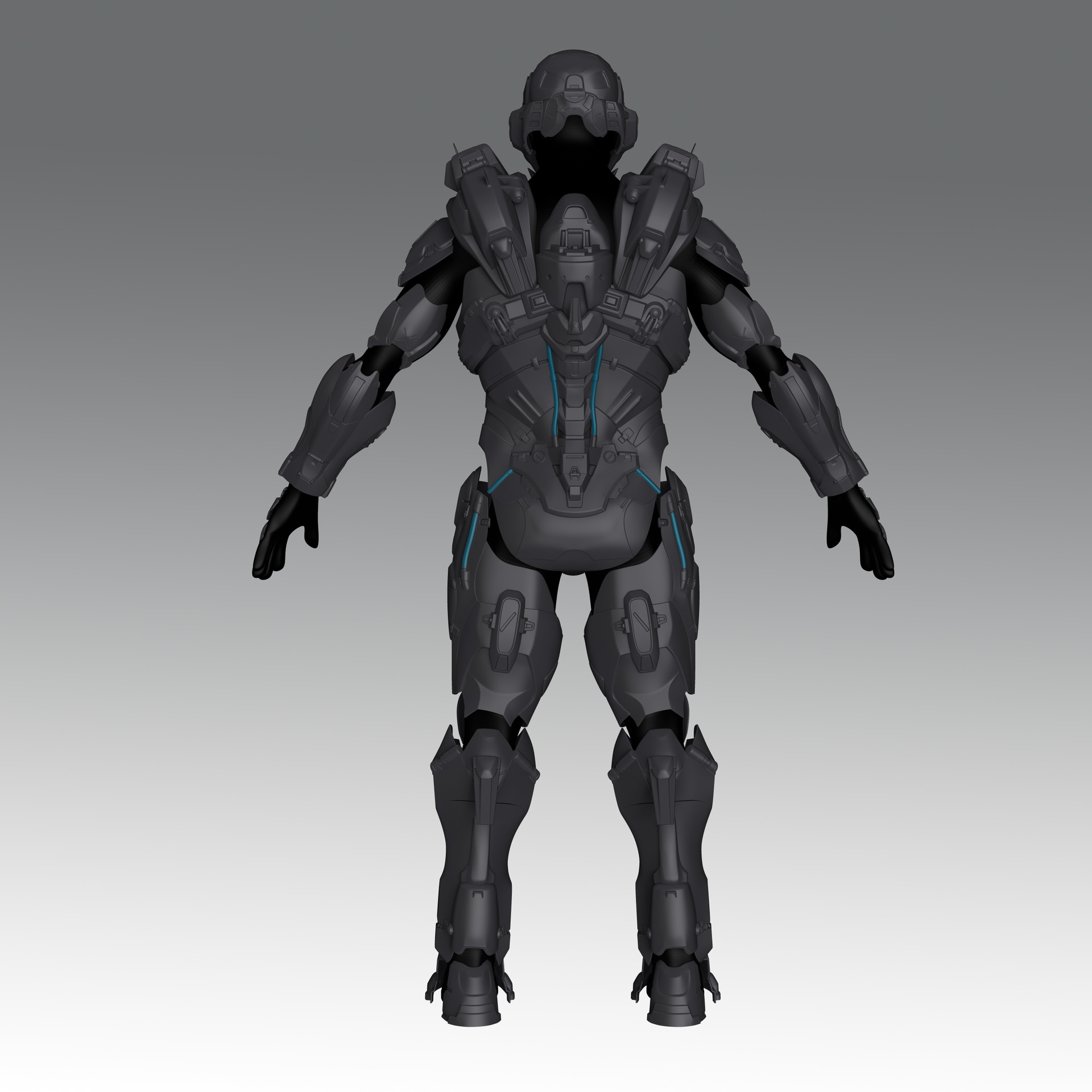 Artstation Cosplay Suit Halo Spartan Jameson Locke Wladimir