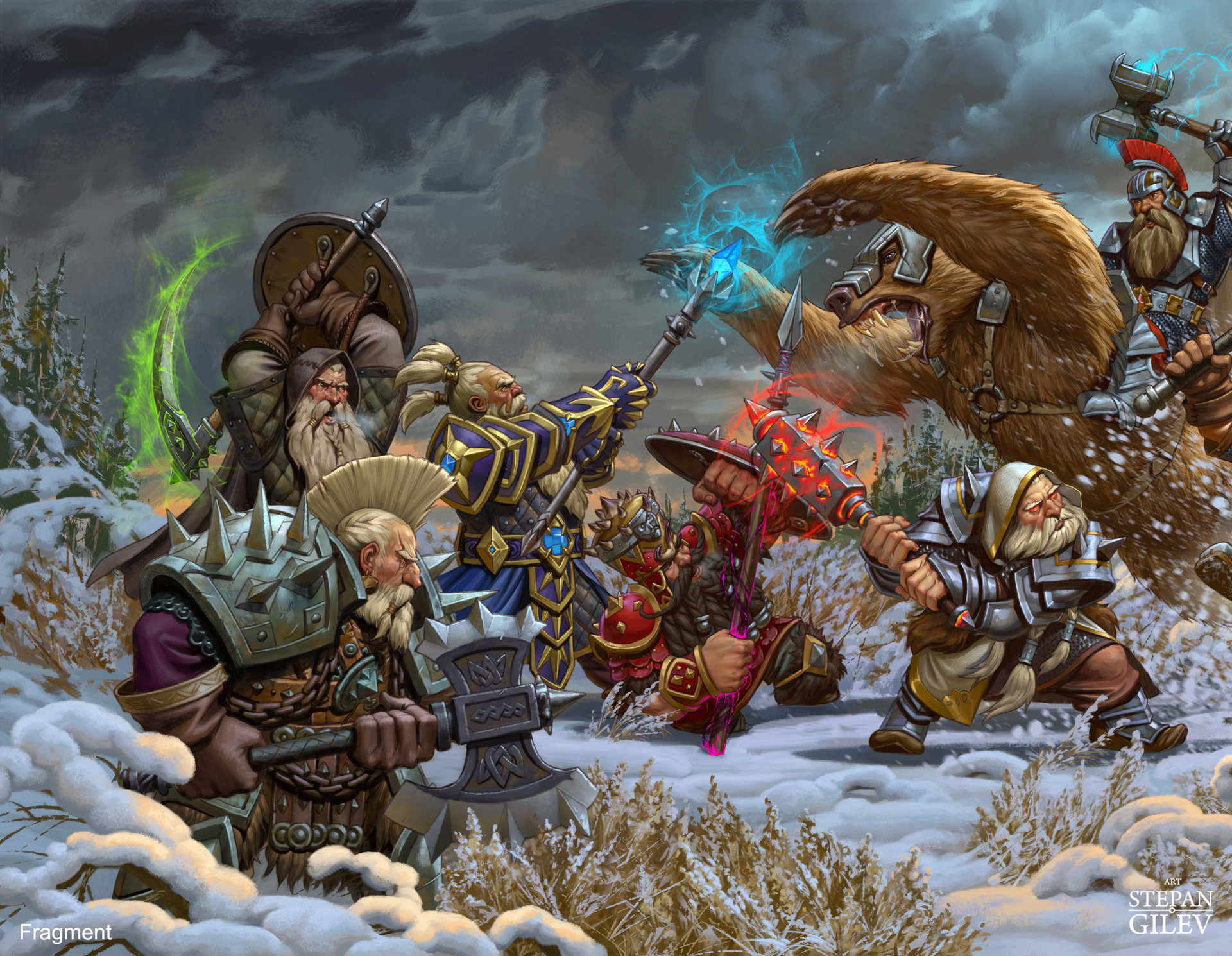 Stepan Gilev Battle of the dwarves.