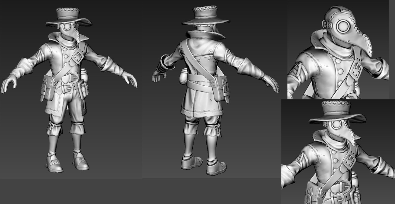 early version "Plague Doctor"