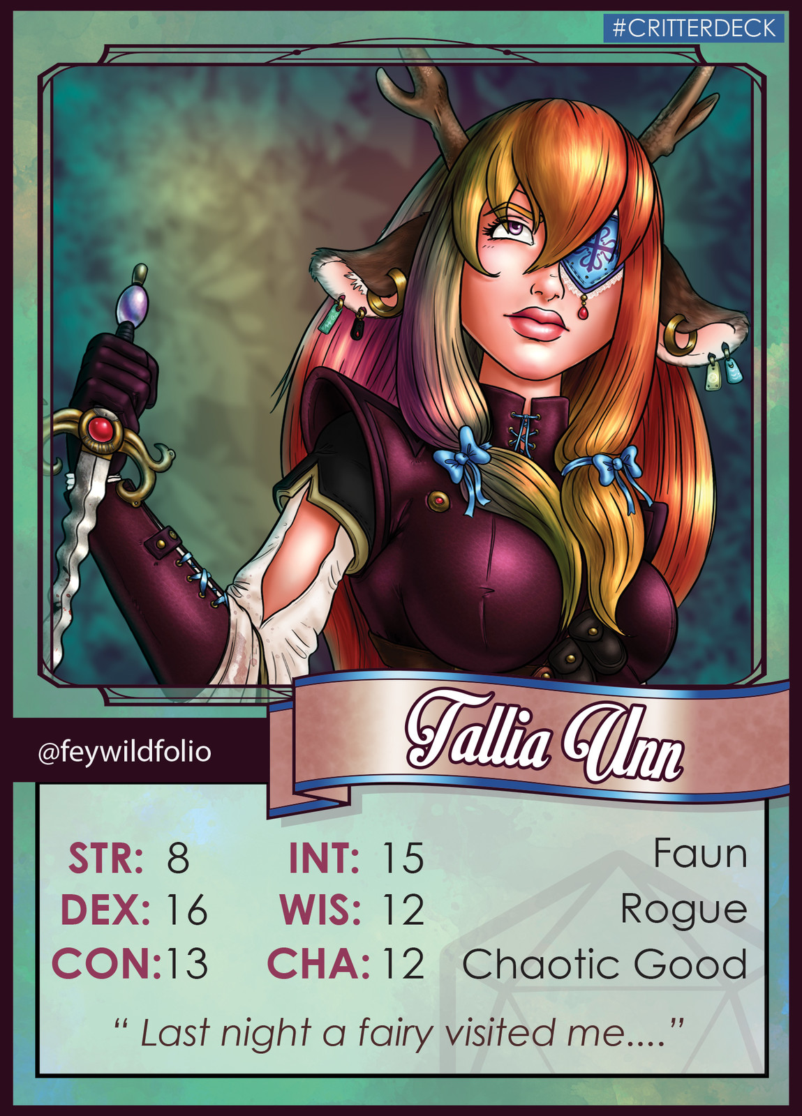 #critterdeck Tallia Unn