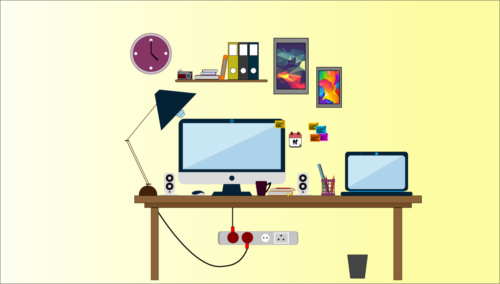 2d Office Background